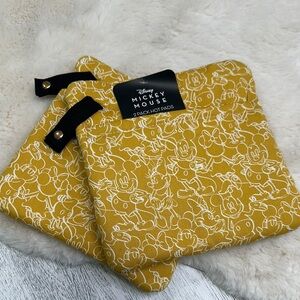 Disney Mickey Mouse Yellow Hot Pads